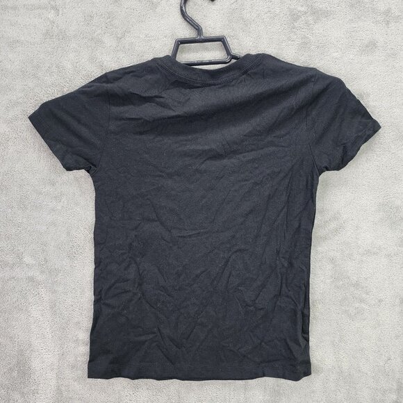 Womens Mighty Fine Black Leopard Print Pumpkin T Shirt Short Sleeve Halloween XS - Picture 5 of 7